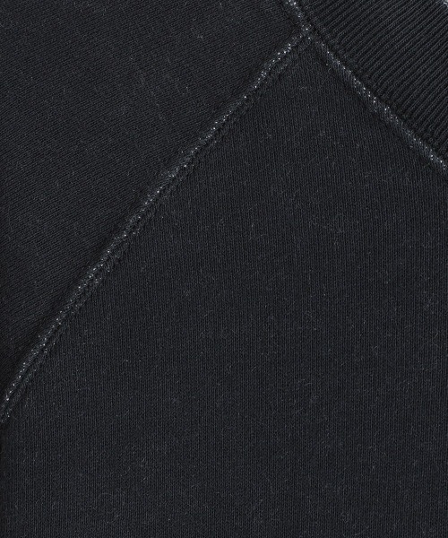 REMI RELIEF NAVY LABEL（レミレリーフネイビーレーベル）の「REMI RELIEF NAVY LABEL / レミレリーフ ネイビーレーベル：綿アクリル裏毛ラグランクルー：RN28369152AK[STD]（スウェット・メンズ・ブラック/オートミール/ネイビー・S/L/M）」の21枚目の写真
