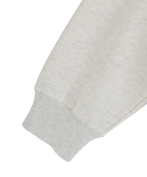 REMI RELIEF NAVY LABEL（レミレリーフネイビーレーベル）の「REMI RELIEF NAVY LABEL / レミレリーフ ネイビーレーベル：綿アクリル裏毛ラグランクルー：RN28369152AK[STD]（スウェット・メンズ・ブラック/オートミール/ネイビー・S/L/M）」の10枚目の写真