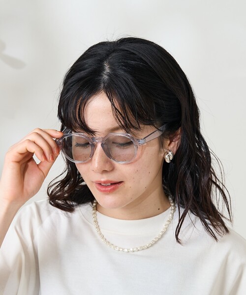 FREAK'S STORE（フリークスストア）の「カラーレンズ アイウエア（サングラス・レディース・ベージュ/ライトグレー/ブラック・ONE SIZE）」の3枚目の写真