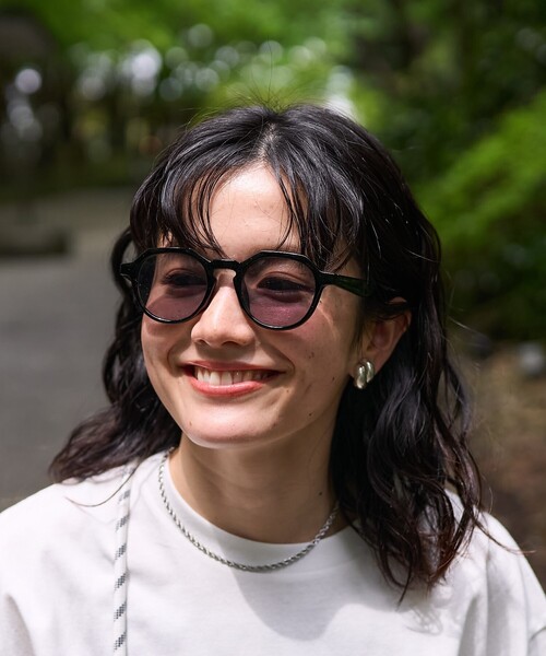 FREAK'S STORE（フリークスストア）の「カラーレンズ アイウエア（サングラス・レディース・ベージュ/ライトグレー/ブラック・ONE SIZE）」の6枚目の写真