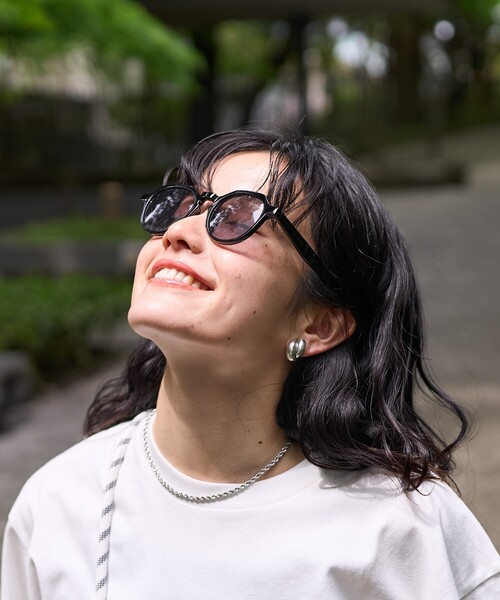 FREAK'S STORE（フリークスストア）の「カラーレンズ アイウエア（サングラス・レディース・ベージュ/ライトグレー/ブラック・ONE SIZE）」の7枚目の写真