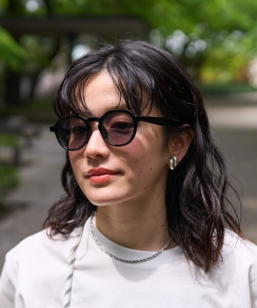 FREAK'S STORE（フリークスストア）の「カラーレンズ アイウエア（サングラス・レディース・ベージュ/ライトグレー/ブラック・ONE SIZE）」の9枚目の写真