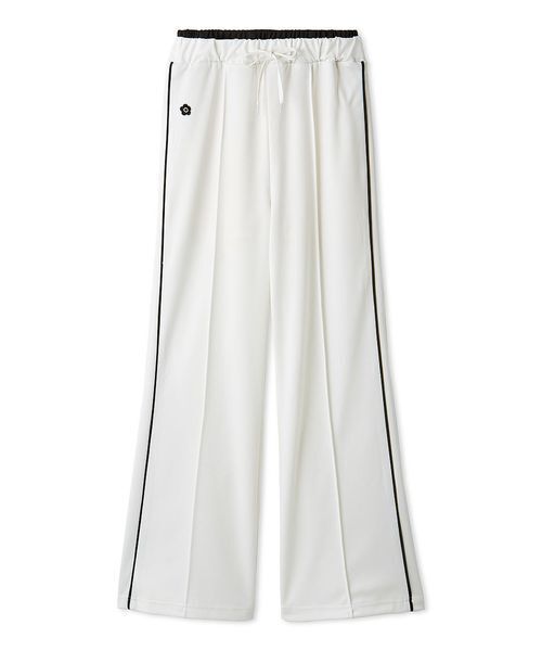 LILY BROWN×MARY QUANT】デイジー刺繍セミフレアトラックパンツ