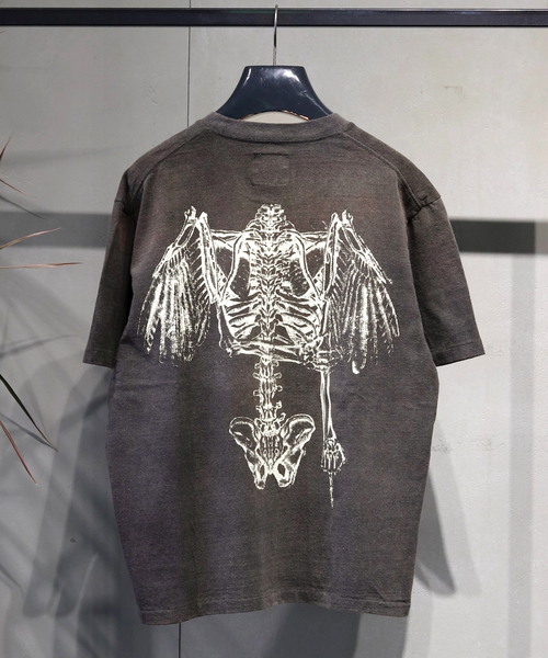 ★MAINBOOTH★Pixel Devil Raglan T-shirt(BLUE)★正規品/送料込 Deviluse (デビルユース)Fallen Angel L/S T-shirts(Black