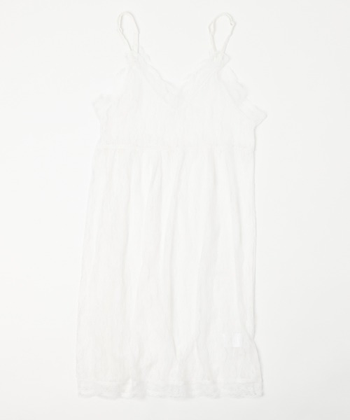 URBAN CHERRY（アーバンチェリー）の「【MELTY BUNNY/メルティバニー】レースキャミワンピース+ロゴデザインちびTシャツ（Tシャツ/カットソー・キッズ・ホワイト/ピンク/ブルー・XS/S/M）」の16枚目の写真