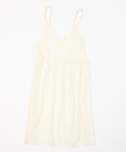 URBAN CHERRY（アーバンチェリー）の「【MELTY BUNNY/メルティバニー】レースキャミワンピース+ロゴデザインちびTシャツ（Tシャツ/カットソー・キッズ・ホワイト/ピンク/ブルー・XS/S/M）」の18枚目の写真