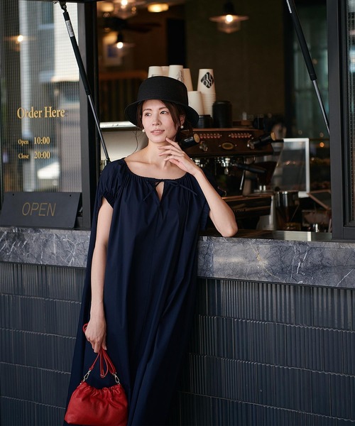 Jines（ジネス）の「バケットハット【Benelli Montacone/ベネリモンタコーネ】（ハット・レディース・グレー/ブラック・フリー）」の10枚目の写真