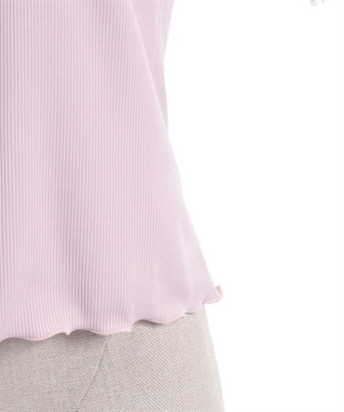 axes femme POETIQUE（アクシーズファムポエティック）の「リボンデザイン肩あきプルオーバー（Tシャツ/カットソー・レディース・サックスブルー/ブラック/ピンク・MEDIUM）」の17枚目の写真