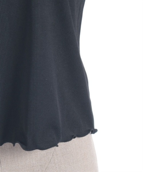 axes femme POETIQUE（アクシーズファムポエティック）の「リボンデザイン肩あきプルオーバー（Tシャツ/カットソー・レディース・サックスブルー/ブラック/ピンク・MEDIUM）」の8枚目の写真