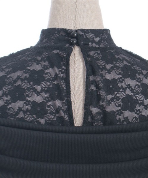 axes femme POETIQUE（アクシーズファムポエティック）の「リボンデザイン肩あきプルオーバー（Tシャツ/カットソー・レディース・サックスブルー/ブラック/ピンク・MEDIUM）」の6枚目の写真