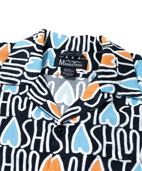 MANASTASH(マナスタッシュ)の「MANASTASH/マナスタッシュ GAUZE MANALOHA SHIRT(シャツ/ブラウス・メンズ・レッド/オレンジ・LARGE/X-LARGE/MEDIUM)」の11枚目の写真