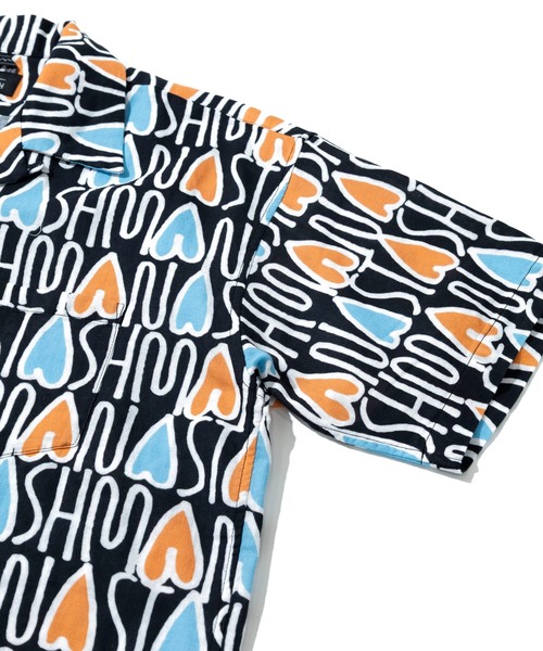 MANASTASH(マナスタッシュ)の「MANASTASH/マナスタッシュ GAUZE MANALOHA SHIRT(シャツ/ブラウス・メンズ・レッド/オレンジ・LARGE/X-LARGE/MEDIUM)」の9枚目の写真