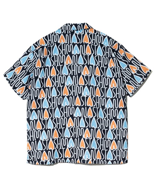 MANASTASH(マナスタッシュ)の「MANASTASH/マナスタッシュ GAUZE MANALOHA SHIRT(シャツ/ブラウス・メンズ・レッド/オレンジ・LARGE/X-LARGE/MEDIUM)」の5枚目の写真