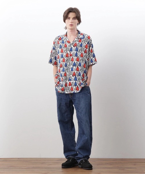 MANASTASH(マナスタッシュ)の「MANASTASH/マナスタッシュ GAUZE MANALOHA SHIRT(シャツ/ブラウス・メンズ・レッド/オレンジ・LARGE/X-LARGE/MEDIUM)」の12枚目の写真