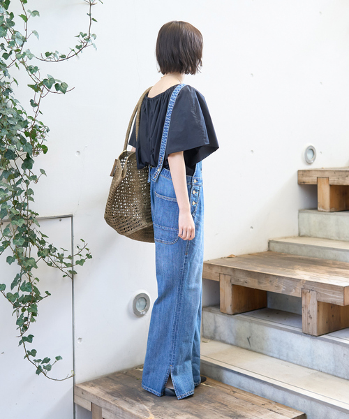 L'Appartement RED CARDレッドカード デニムオーバーオール L'Appartement RED CARDレッドカード デニムオーバーオール