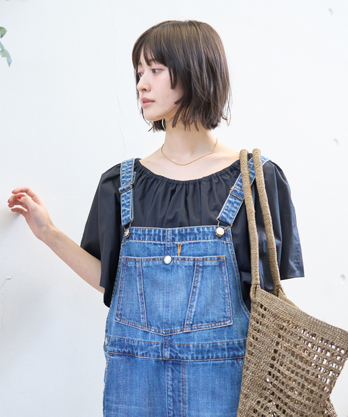 RED CARD TOKYO（レッドカード）の「【RED CARD/ レッドカード】別注 Nomad  デニムオーバーオール（サロペット/オーバーオール・レディース・ブルー・フリー）」の13枚目の写真