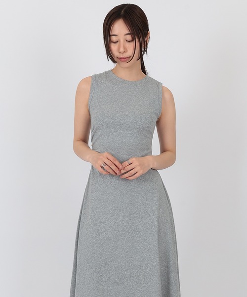 SUWDEE(スーディー)の「sleeveless flare long one piece(ワンピース・レディース・ベージュ/ブラック/グレー・S/M)」の11枚目の写真