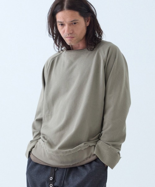 EGO TRIPPING（エゴトリッピング）の「msw1686- Heavoll スウェット（スウェット・メンズ・杢グレー/グレイッシュベージュ/ブラック・46/48）」の8枚目の写真