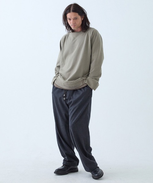 EGO TRIPPING（エゴトリッピング）の「msw1686- Heavoll スウェット（スウェット・メンズ・杢グレー/グレイッシュベージュ/ブラック・46/48）」の9枚目の写真