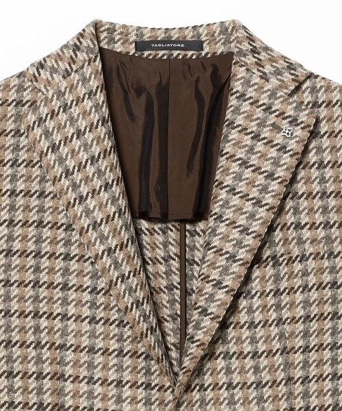 タリアトーレ ブリッラ別注 ガンクラブチェック　サイズ46 タリアトーレ ブリッラ別注 ガンクラブチェック ジャケット 46 Brilla