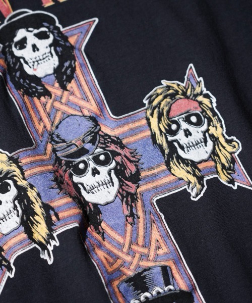 THRIFTY LOOK(スリフティールック)の「THRIFTY LOOK / スリフティールック THRIFTY "GUNS N' ROSES" TEE ガンズ・アンド・ローゼズ バンドTシャツ バンT ユーズド加工(Tシャツ/カットソー・メンズ・ブラック・X-LARGE/LARGE/MEDIUM)」の8枚目の写真