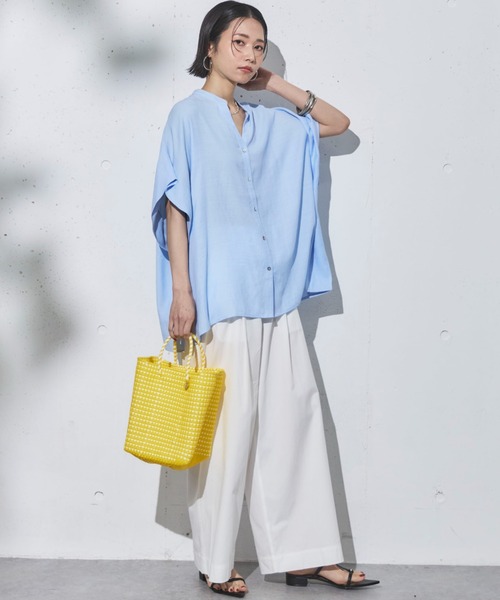 Letra（レトラ）の「【Letra】MERCADO BUCKET MINI CHECK S/H（かごバッグ・レディース・ブラック/イエロー/ブルー・ONESIZE）」の20枚目の写真