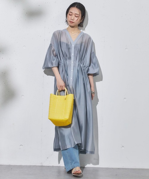 Letra（レトラ）の「【Letra】MERCADO BUCKET MINI CHECK S/H（かごバッグ・レディース・ブラック/イエロー/ブルー・ONESIZE）」の14枚目の写真