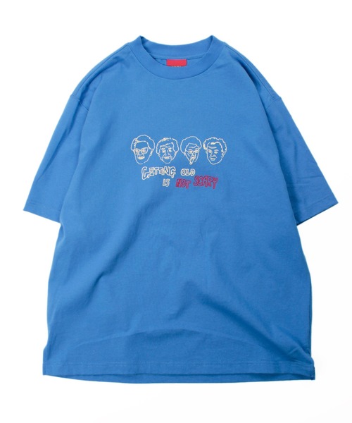HUMAROUS(ヒューマラス)の「HUMAROUS ライフ Tee(Tシャツ/カットソー・レディース・オレンジ/オフホワイト/ブルー/ブラック・MEDIUM/LARGE/X-LARGE)」の9枚目の写真