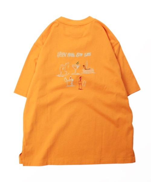 HUMAROUS(ヒューマラス)の「HUMAROUS ライフ Tee(Tシャツ/カットソー・レディース・オレンジ/オフホワイト/ブルー/ブラック・MEDIUM/LARGE/X-LARGE)」の21枚目の写真