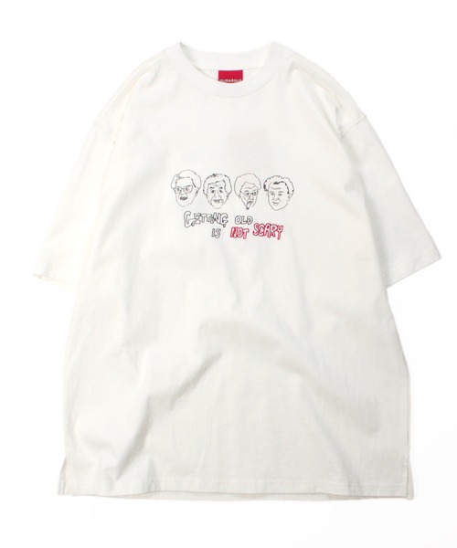 HUMAROUS(ヒューマラス)の「HUMAROUS ライフ Tee(Tシャツ/カットソー・レディース・オレンジ/オフホワイト/ブルー/ブラック・MEDIUM/LARGE/X-LARGE)」の16枚目の写真