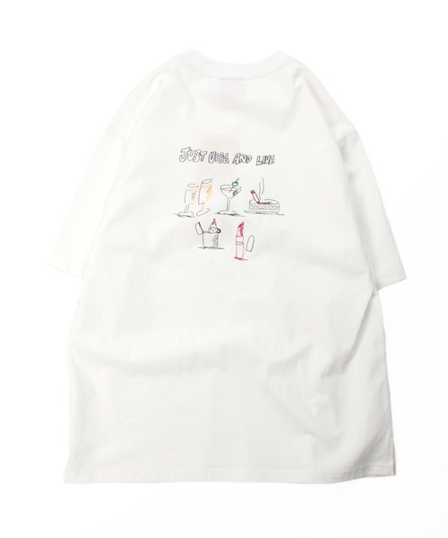 HUMAROUS(ヒューマラス)の「HUMAROUS ライフ Tee(Tシャツ/カットソー・レディース・オレンジ/オフホワイト/ブルー/ブラック・MEDIUM/LARGE/X-LARGE)」の17枚目の写真