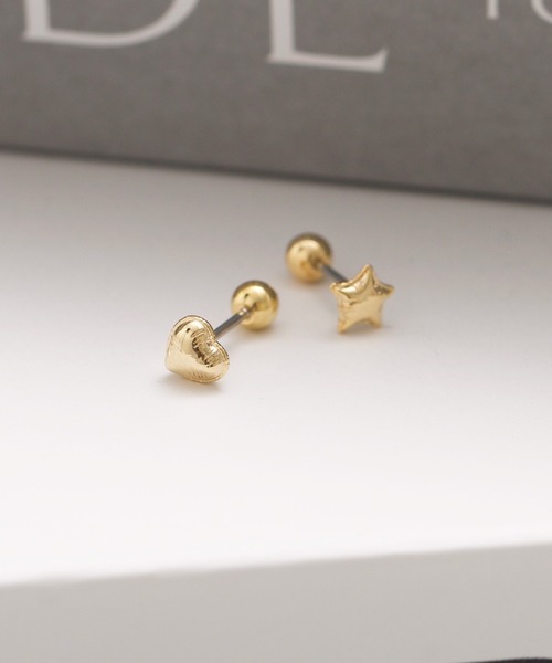 LINFA　（リンファ）の「【アレルギー対応】サージカルステンレス　ハート・星　マイクロピアス（ピアス（両耳用）・レディース・ゴールド/ピンクゴールド/シルバー・FREE）」の8枚目の写真