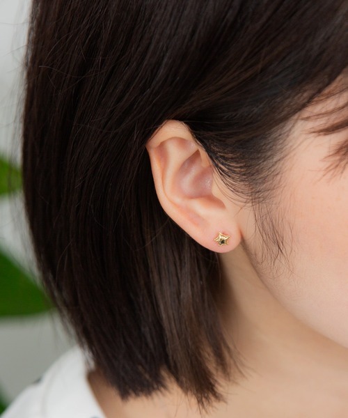 LINFA　（リンファ）の「【アレルギー対応】サージカルステンレス　ハート・星　マイクロピアス（ピアス（両耳用）・レディース・ゴールド/ピンクゴールド/シルバー・FREE）」の12枚目の写真
