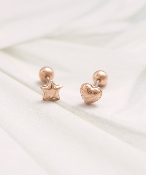 LINFA　（リンファ）の「【アレルギー対応】サージカルステンレス　ハート・星　マイクロピアス（ピアス（両耳用）・レディース・ゴールド/ピンクゴールド/シルバー・FREE）」の13枚目の写真