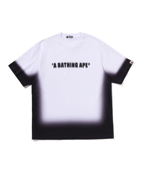 SPRAY PRINT BATHING APE LOGO RELAXED FIT TEE（Tシャツ