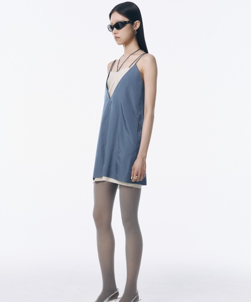 JOSE MOON(ジョゼムーン)の「STRIPE COMBI DRESS/ストライプコンビドレス(ワンピース・レディース・ブルー/ブラック・36/38)」の15枚目の写真