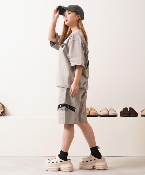 1111clothing(ワンフォークロージング)の「クラウン サガラ刺繍 スウェットTシャツ / Crown Sagara Embroidery Sweat T-Shirt(Tシャツ/カットソー・メンズ・グレイッシュベージュ/ホワイト系/ブラック・M/XL/L)」の17枚目の写真