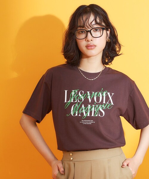 THE SHOP TK (ザ ショップ ティーケー )の「フォトアソートTシャツ【接触冷感/UV/毛玉になりにくい/洗濯機OK】(Tシャツ/カットソー・レディース・ブラック系/ピンク系4/ダークブラウン/ホワイト系6/オフホワイト/ホワイト系3・13/12)」の11枚目の写真