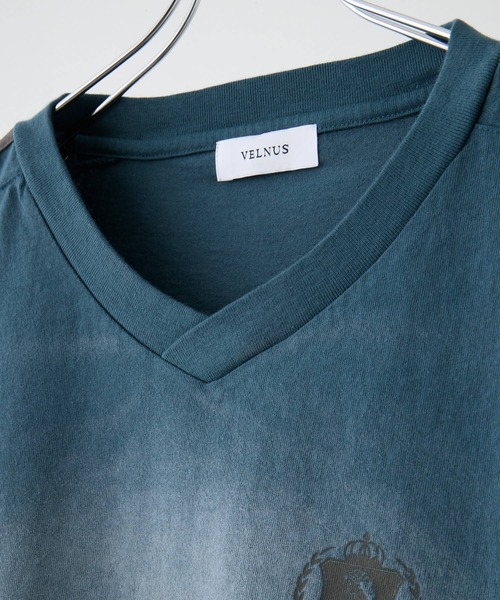VELNUS(ベルナス)の「【VELNUS】Vintage design sideline short sleeve game T-shirt/ヴィンテージデザイン サイドライン 半袖ゲームTシャツ(Tシャツ/カットソー・メンズ・チャコールグレー/ダークブルー・L/M/S)」の10枚目の写真