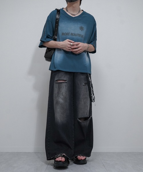 セール】【VELNUS】Vintage design sideline short sleeve game