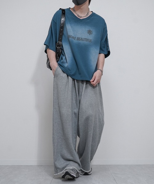 VELNUS(ベルナス)の「【VELNUS】Vintage design sideline short sleeve game T-shirt/ヴィンテージデザイン サイドライン 半袖ゲームTシャツ(Tシャツ/カットソー・メンズ・チャコールグレー/ダークブルー・L/M/S)」の3枚目の写真
