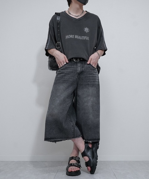 VELNUS(ベルナス)の「【VELNUS】Vintage design sideline short sleeve game T-shirt/ヴィンテージデザイン サイドライン 半袖ゲームTシャツ(Tシャツ/カットソー・メンズ・チャコールグレー/ダークブルー・L/M/S)」の8枚目の写真