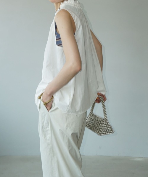 2wayフリルネックジレ chw25s071 レディース 2wayフリルネックジレ chw25s071-ファッション通販サイト