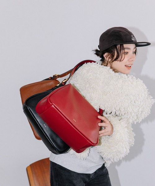 Beau're（ヴュレ）の「BEAURE Design Buckle ショルダー Bag（ショルダーバッグ・レディース・ブラック/ワイン/ブラウン・FREE）」の9枚目の写真