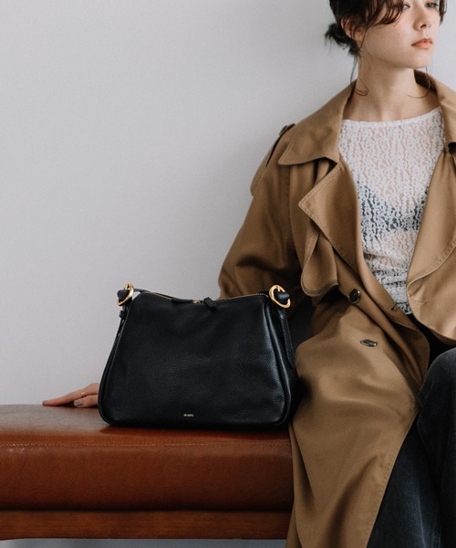 Beau're（ヴュレ）の「BEAURE Design Buckle ショルダー Bag（ショルダーバッグ・レディース・ブラック/ワイン/ブラウン・FREE）」の15枚目の写真