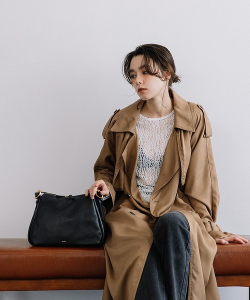 Beau're（ヴュレ）の「BEAURE Design Buckle ショルダー Bag（ショルダーバッグ・レディース・ブラック/ワイン/ブラウン・FREE）」の16枚目の写真