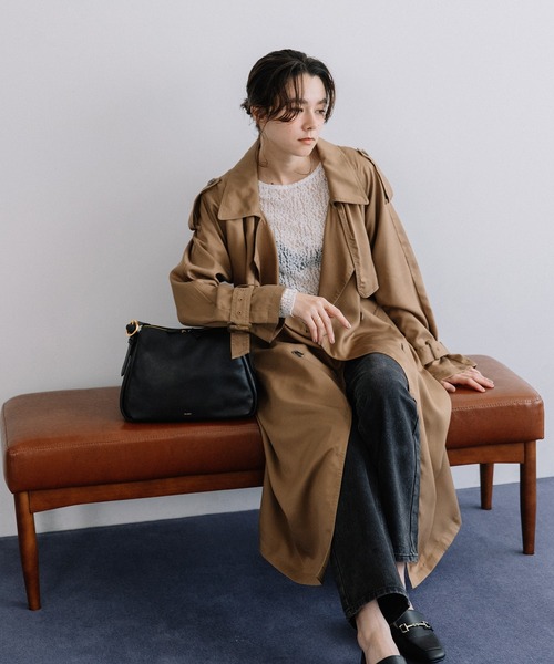 Beau're（ヴュレ）の「BEAURE Design Buckle ショルダー Bag（ショルダーバッグ・レディース・ブラック/ワイン/ブラウン・FREE）」の17枚目の写真