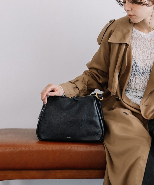 Beau're（ヴュレ）の「BEAURE Design Buckle ショルダー Bag（ショルダーバッグ・レディース・ブラック/ワイン/ブラウン・FREE）」の18枚目の写真