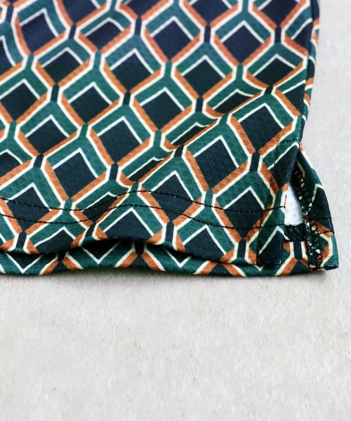 【PRADA】ジオメトリック 幾何学模様 三角ロゴ オレンジグリーン Prada Triangle: Novel Geometry | Curatedition