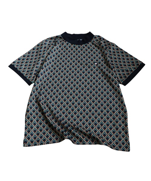 tシャツ ジオメトリック柄　カットソー レディース ジオメトリック柄Tシャツ（Tシャツ/カットソー）｜antiqua